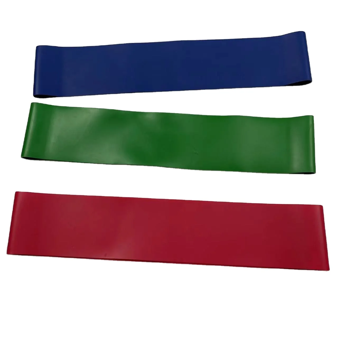 Custom Latex Yoga TPE Resistance Band Set Latex Stretch Exercise Roll Band