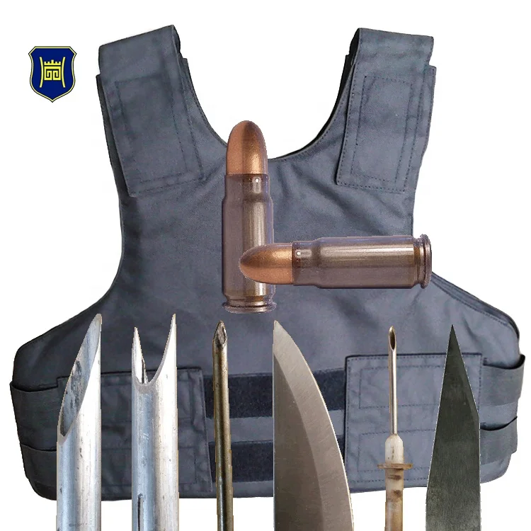 Shenzhou POLICE Bullet Stab Proof Jackets Bullet Proof & Stab Proof Vest Military Security Spike Cut Slash Riot protect IIIA+24J