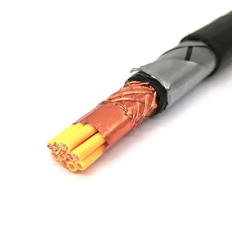 Copper Conductor shielded control cable multi-conductor KVVR KVVRVVP KVVP22 control shielded flexible sheathed cable