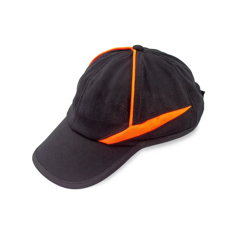 Distress Designer Custom Fitted Sublimation Black Sports Caps with Fish Running Hiking Polyester Quick Dry 6 Panel Nets Hat