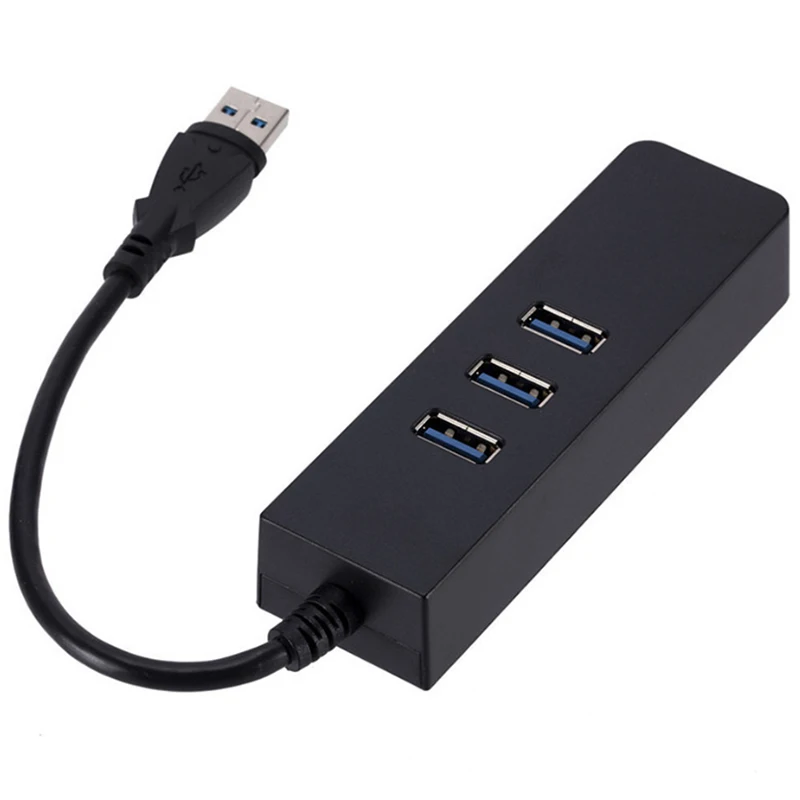 USB HUB 3.0 External 4 Port USB Splitter with micro USB charge for Laptop