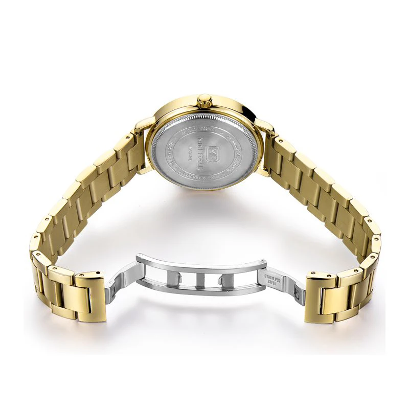 Japan Movement Women Quartz Watches Original Brand Luxury Ladies Gold Watch