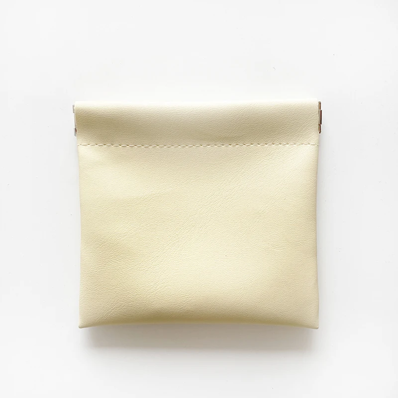 Wholesale Custom PU Jewelry Pouch Bag Elegant Leather Mini Makeup Cosmetic Pouch