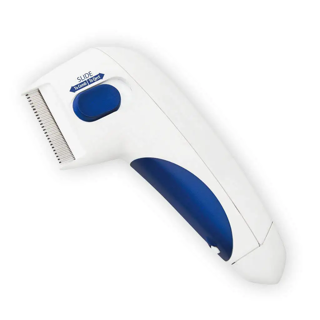 New Upgrade Battery Power Electric Pet Flea Comb Quality Electric Lice Removal Flea Removal Tool Pet Dog Flea Comb Lice Cleaner