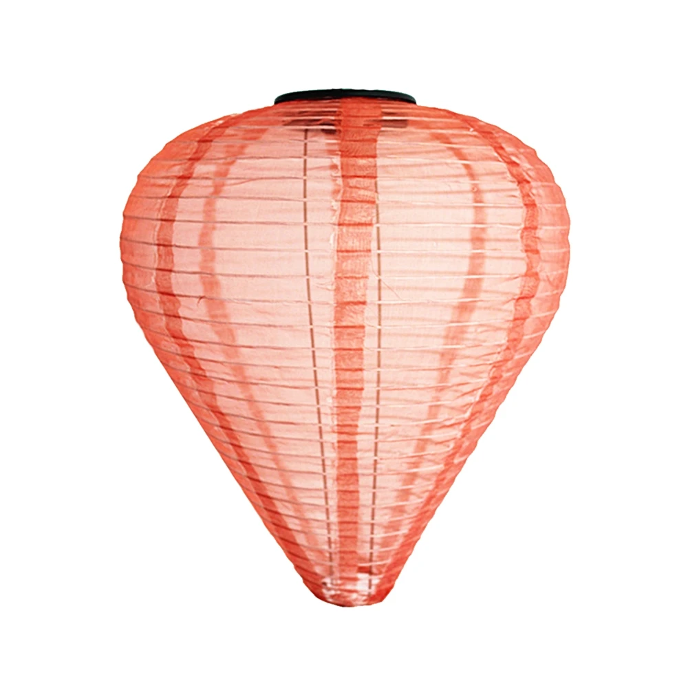 Заводской изготовленный на заказ наружный подвесной автоматический бумажный праздничный фонарь, декоративные наборы, садовое украшение, Солнечный фонарь в виде капли воды