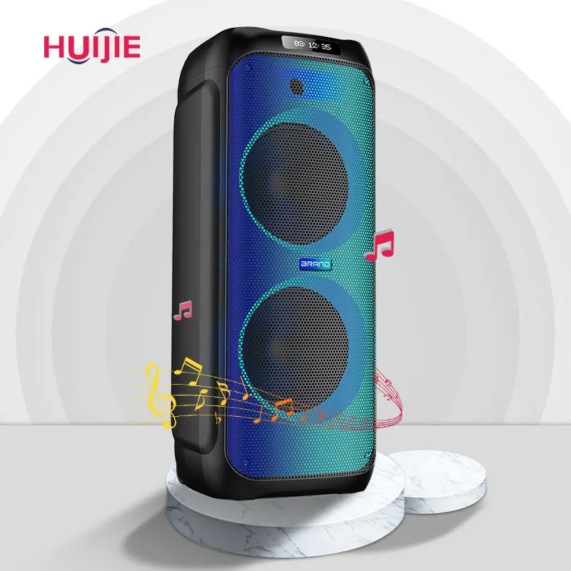 Dual 12 inch speaker caixa de som bluetoothspeakers audio system sound subwoofer audio speaker box