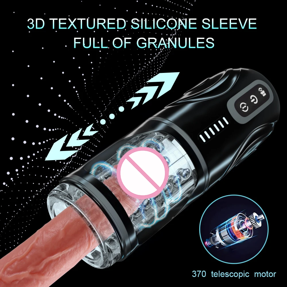 2023 Guangdong male adult electronic voice telescopic rotating masturbator cup sex 18 sexs products of adult sex toy for man