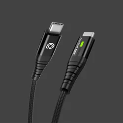 Custom 100W PD 5A QC 4.0 Fast Charging Type C to Type C Cable Nylon Braided Data Cable For Samsung Galaxy S22