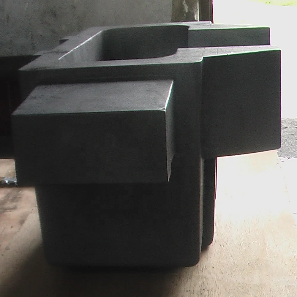 Custom special-shaped/dimension graphite mold/mould for gold/sliver/copper ingotmelting