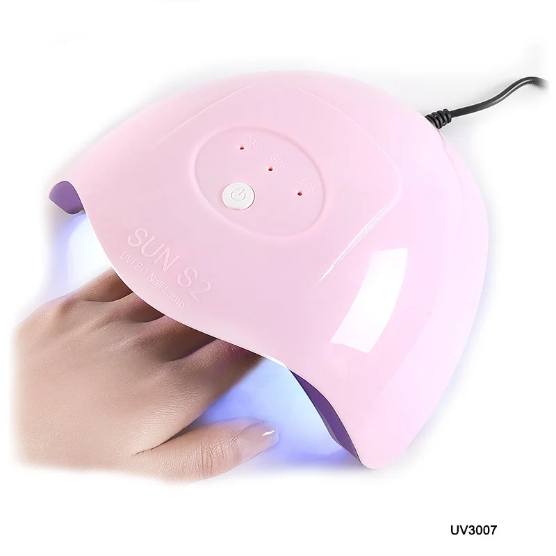 Wholesale 36W Pink UV Led Nail Lamp USB Power Up Half-Round Shape Gel Polish Drying Lamp for Nail Art