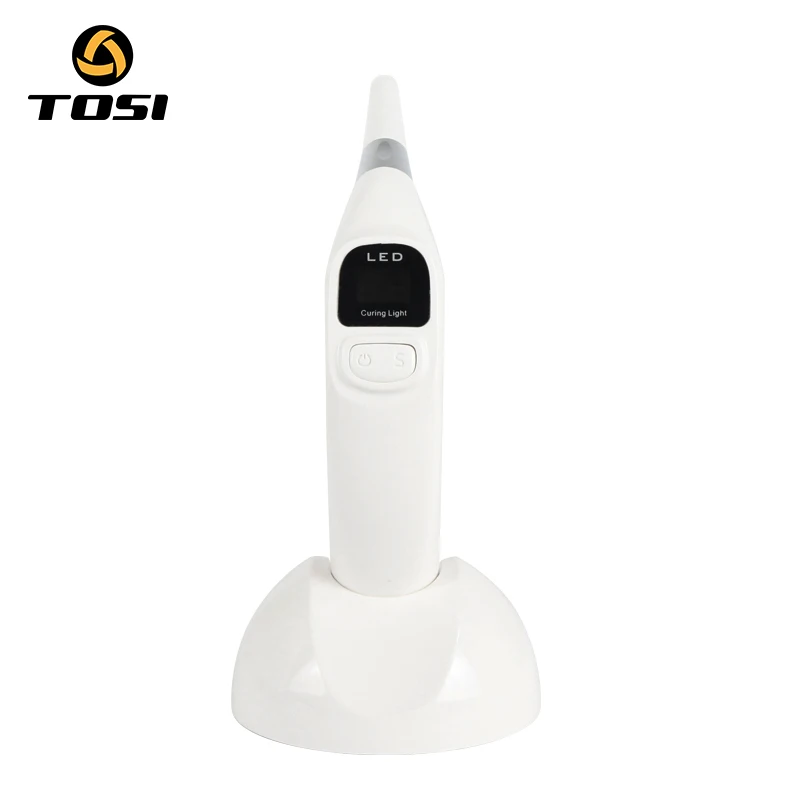 2023 Dental Curing Light Cure Supplier White Cordless 360 Degree Adjustable Rechargeable Wireless LED Dental Curing Light