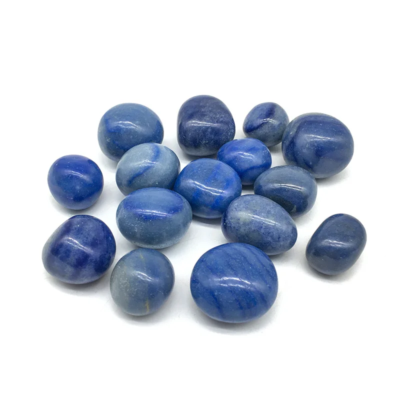Wholesale Natural Stone Crystals Tumbled Stone Blue Aventurine Tumble Stone for Decoration