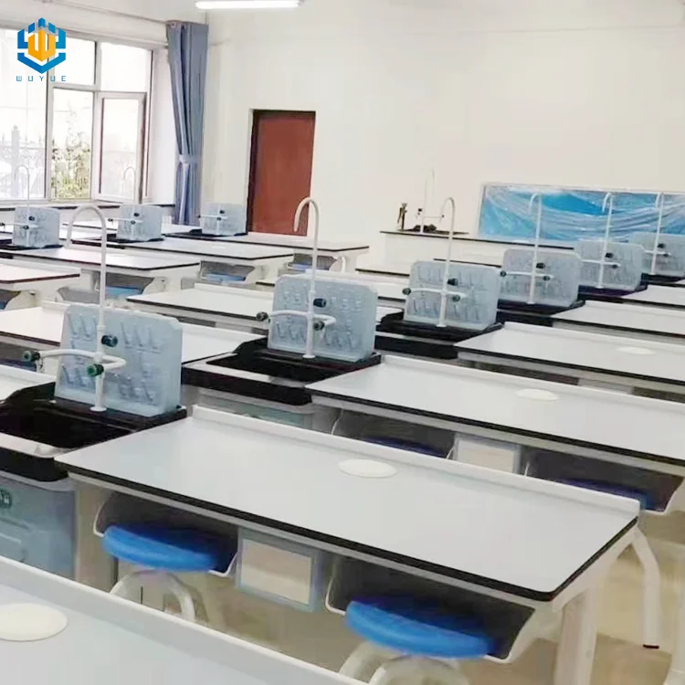 WUY OEM compact laminate Customized School Science Laboratory Bench Lab Table Medical Lab Equipment