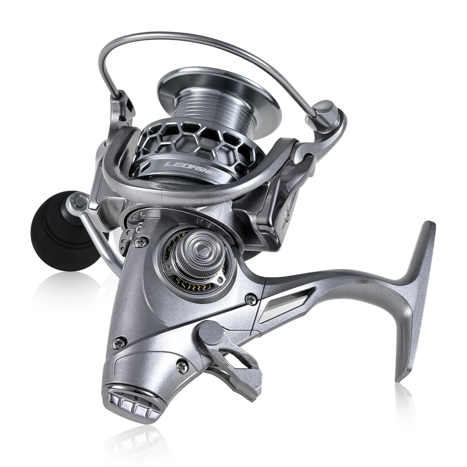 Metal Fishing Reel Gear Ratio High Precision Spool Cheap Saltwater Spinning Fishing Reel Reinforced Tackle Pescar Fishing Reels