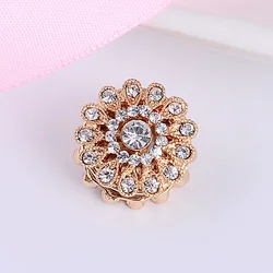 JYL Muslim Women Bling Crystal Magnetic Brooches Peacock Diamond Magnet Scarf Safety Pin Jewelry Hijab Pin