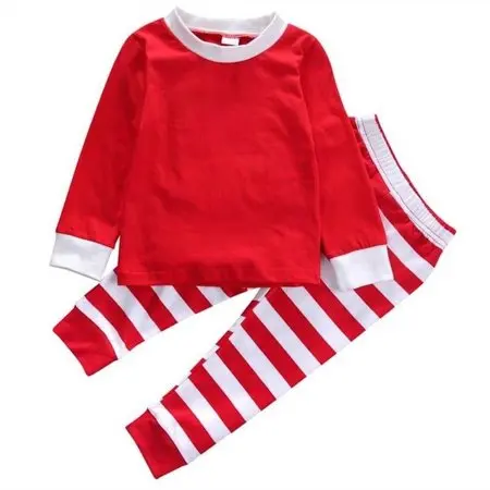 
CFP C526 Family Red and White Stripes Pajamas Stripes Christmas Pajamas 