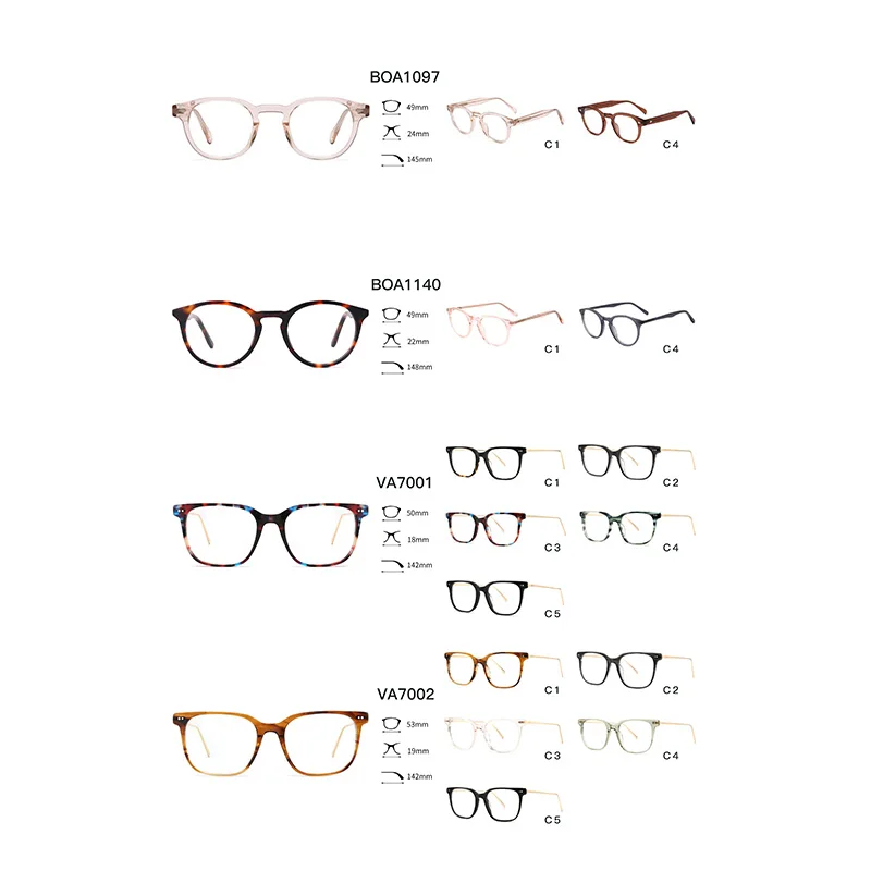 Cellulose cheap acetate mixed reading eyewear frames eye glasses