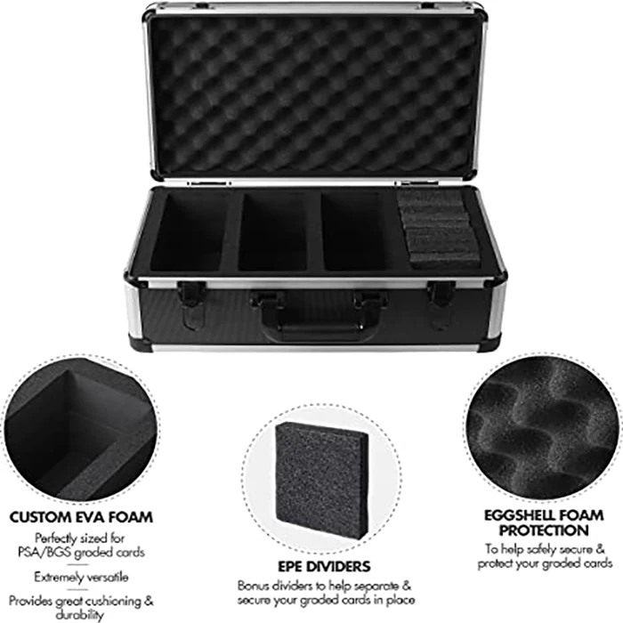 PSA storage case waterproof protective carrying case customized graded graded card slab sport card brief PSA cards case box