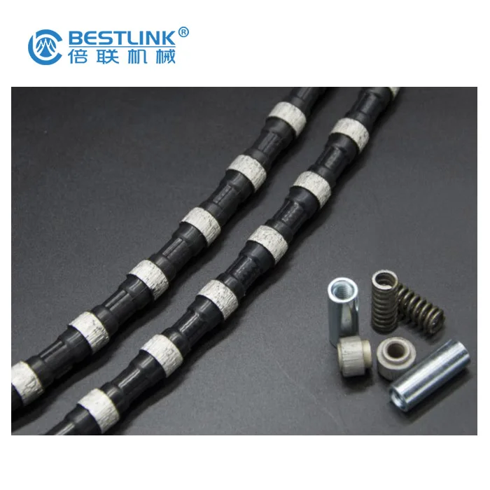 Professional black 7.2mm cutter diamond wire saw bead with CE certificate