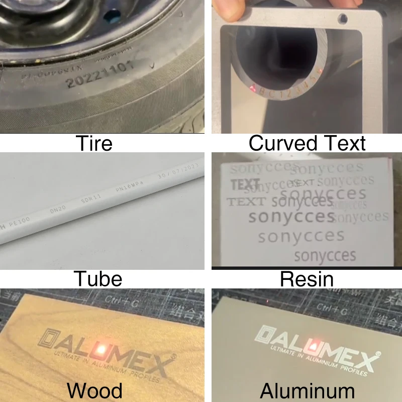 Portable Handheld Mini Fiber Laser Engraver Marking Machine For Date Logo  handheld laser marking