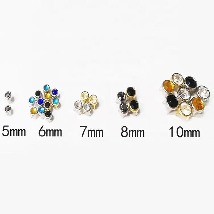 Factory Wholesale Color Claw Drill Rivets DIY Jewelry Decoration Bag Accessories
