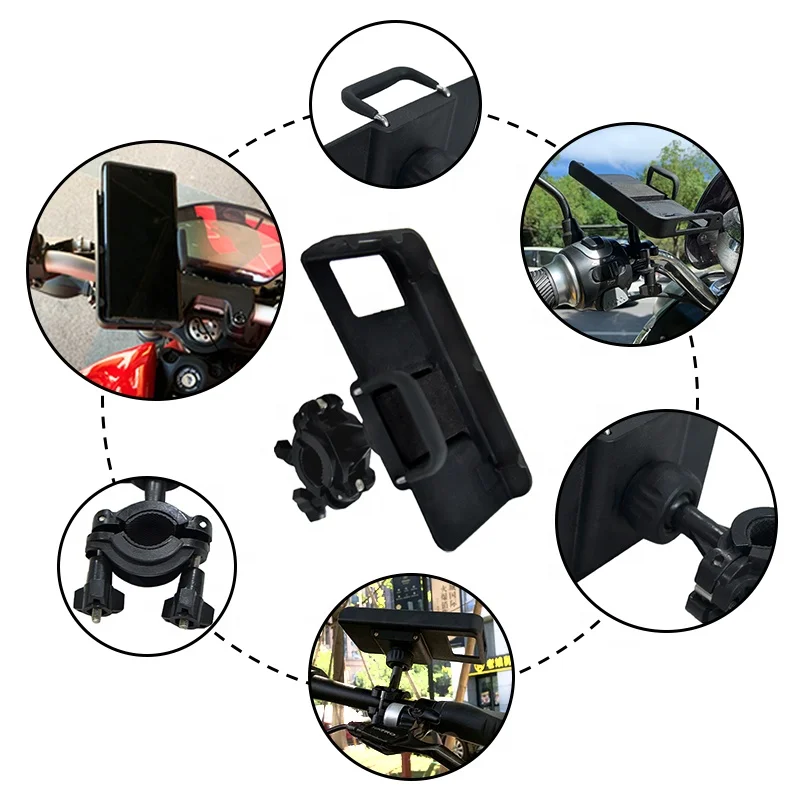 Универсальный автомобильный держатель телефона для велосипедов и мотоциклов руле и на лобовом стекле OT-PH