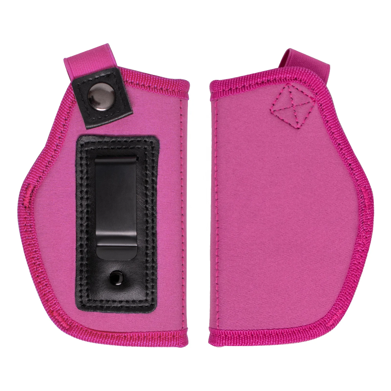 Wholesale nylon concealed minimalist pink purple black tactical women gun holster