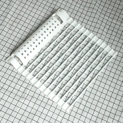 Standard Kitchen Food Grade Accessories Vegetable Dishware Drying Rack Silicone Plastic Draining Rack