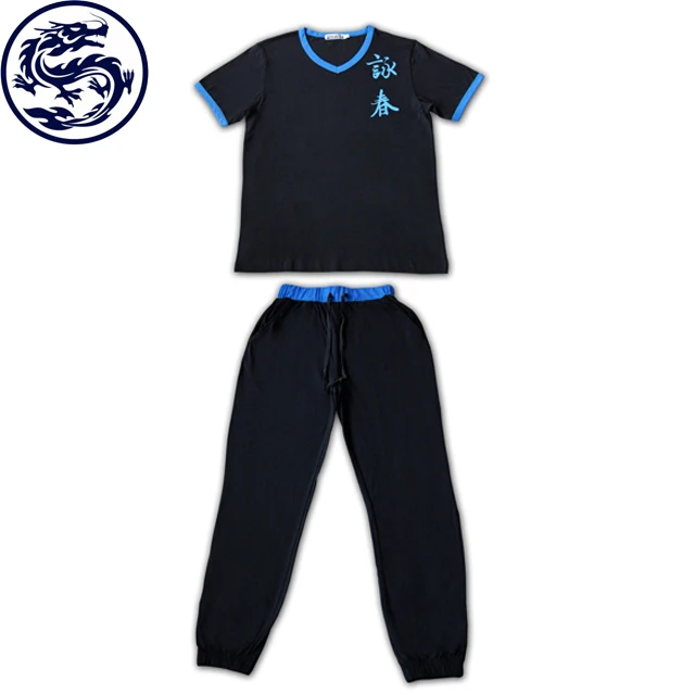 Fast Delivery FAMA Factory Custom Casual Sports Sets Elastic Trousers And T-shirt Set Casual Clothing Summer