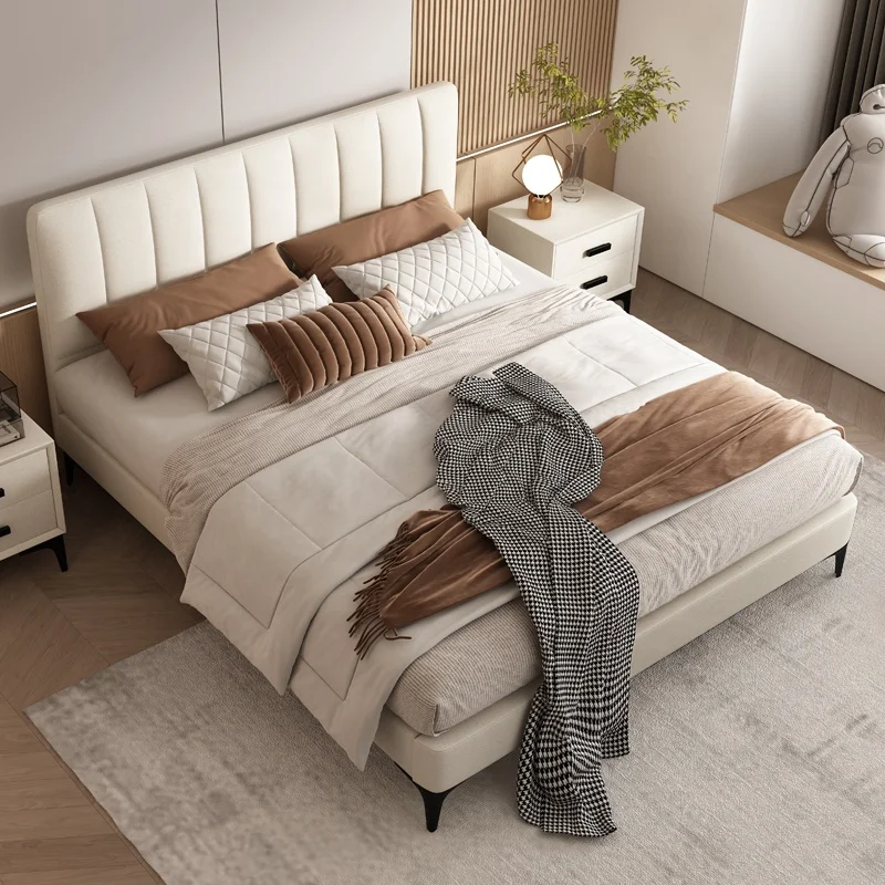 Queen new designs ottoman modern italian hotel bed room ali baba furnicher solid wood royal furniture velvet tufted king bed