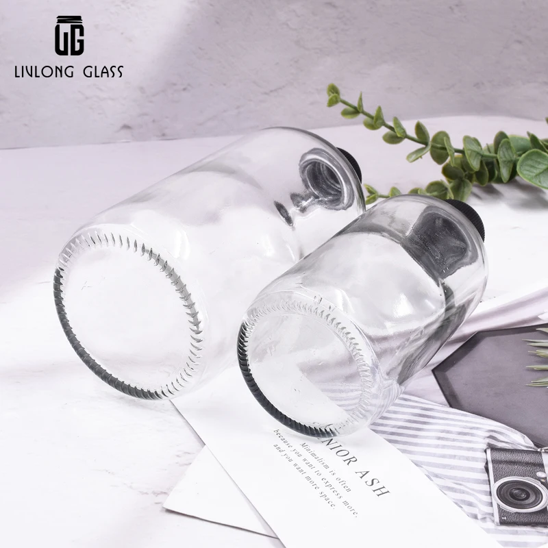 factory direct sales15ml 30ml 60ml 120ml 240ml 480ml clear transparent boston round glass bottles