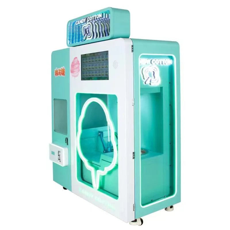 New Arrival Self Vending Machine Cotton Candy Machine Commerical Vending Machine Candy Floss