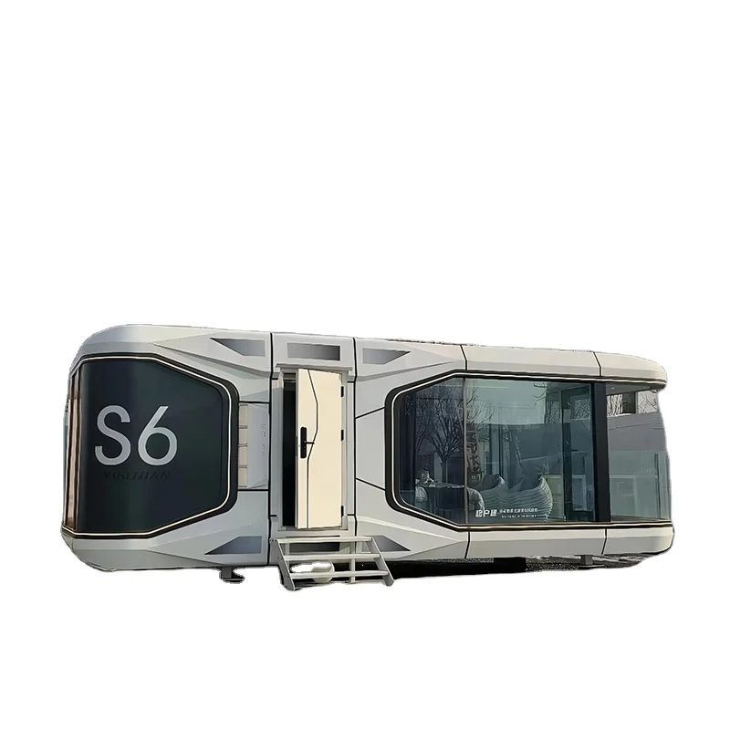 Customize Prefabricated Luxury Hotel Modern Space Capsule Style Camping House Outdoor Mobile Capsule House