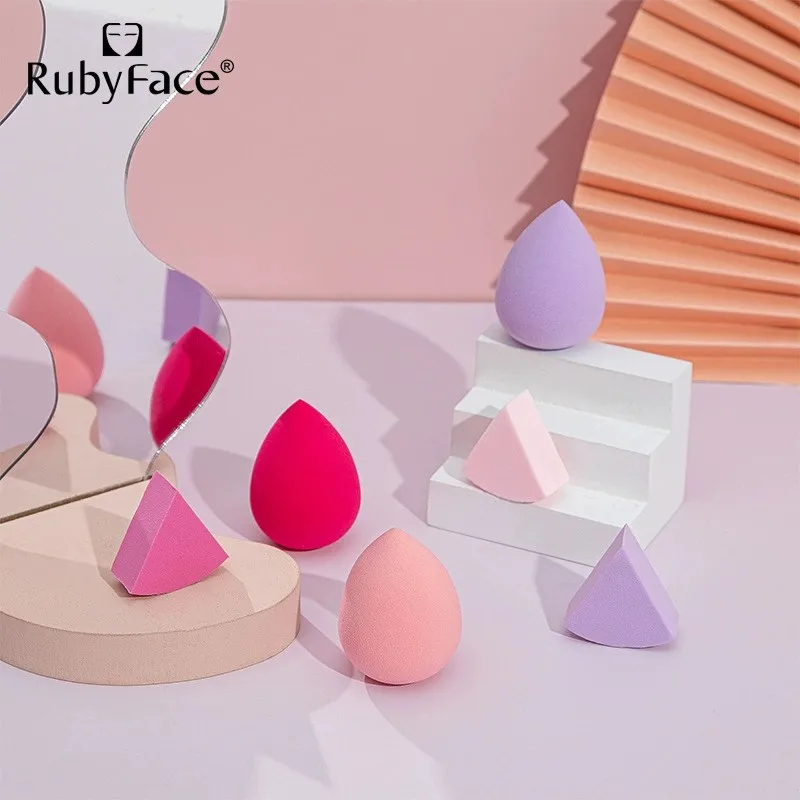 Makeup Sponge Puff Super Soft Waterdrop Makeup Sponge Blender Gourd Triangle Shape Makeup Tools Sponge Gift Set