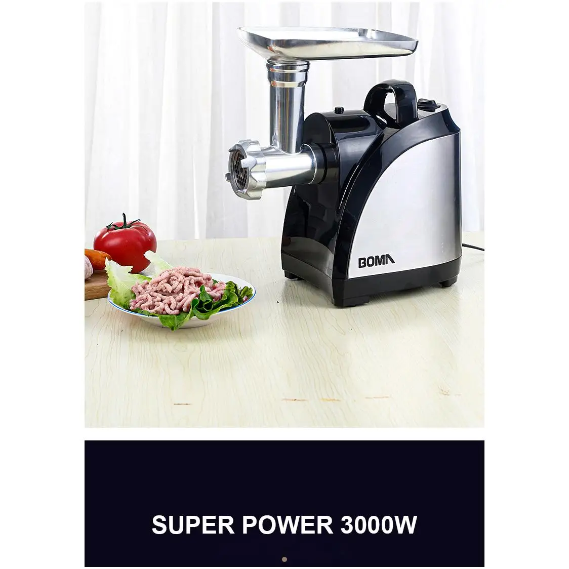 Meat Mincer picadoras y cortadoras de carne Manual Wireless Heavy Duty Automatic Best Industrial Stainless Meat Grinders Sliter