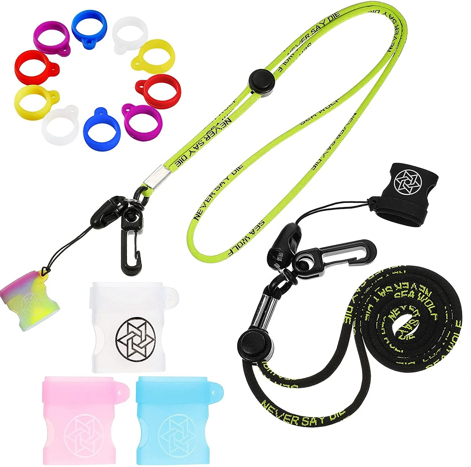 Набор шнурков для ожерелья, шнурков с подвеской, 12 шт., регулируемых шнурков для электронных сигарет