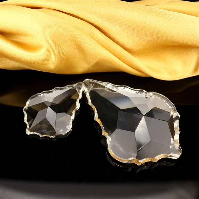 
Crystal light Pendant Maple leaf cut glass crystal accessory/decorations shining celling lamp glass pendants crystal ornaments 