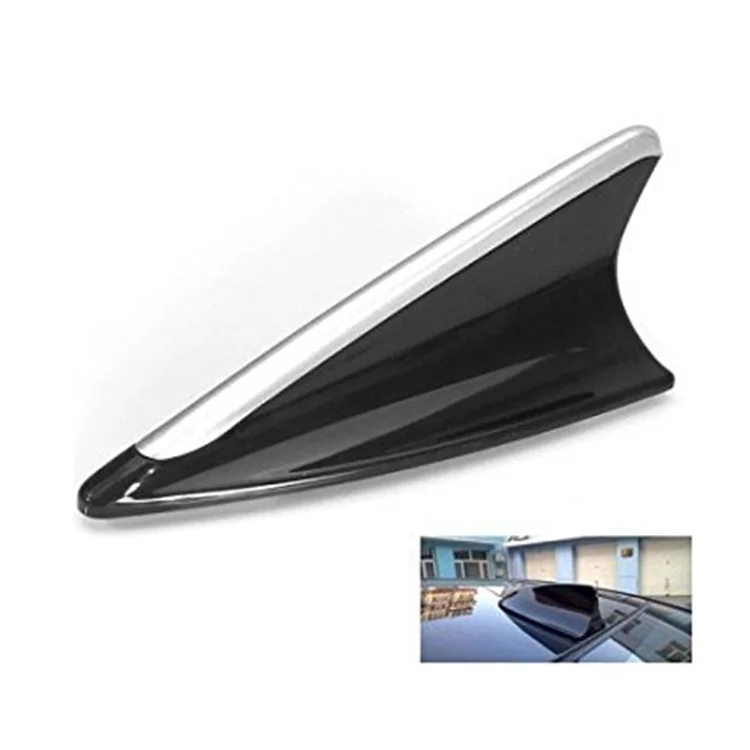 3R Universal Auto Dummy White Shark Fin Roof Antenna for Car Decoration