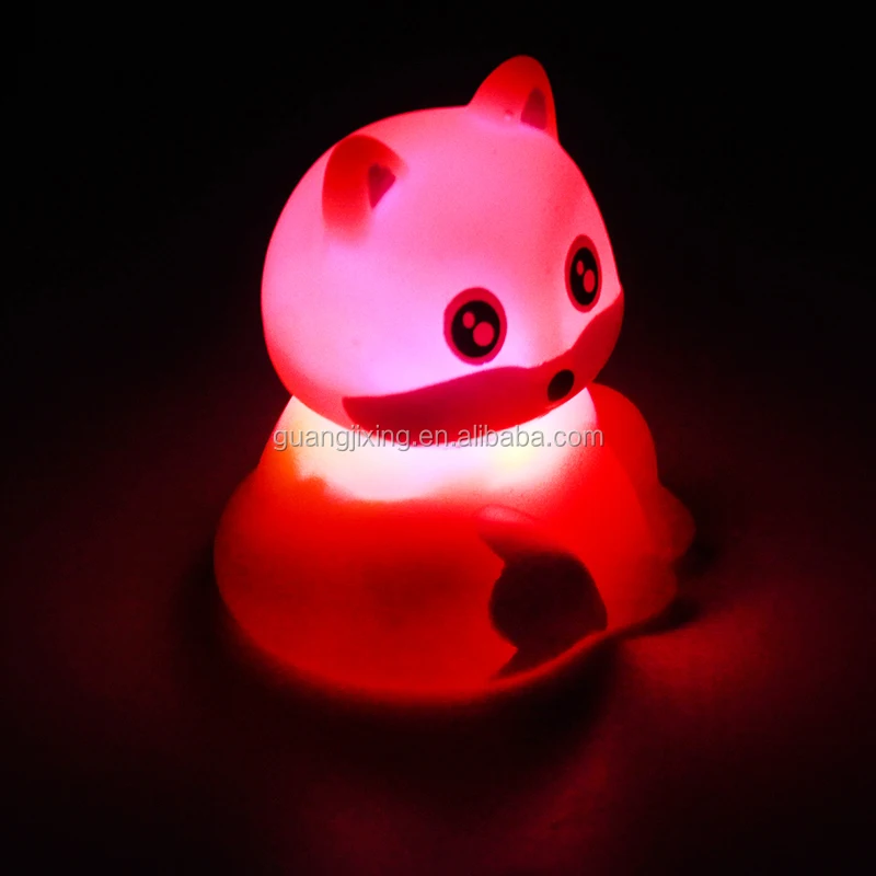 
Light up Fox animal float water bath toy swimming play Baby bath shower 