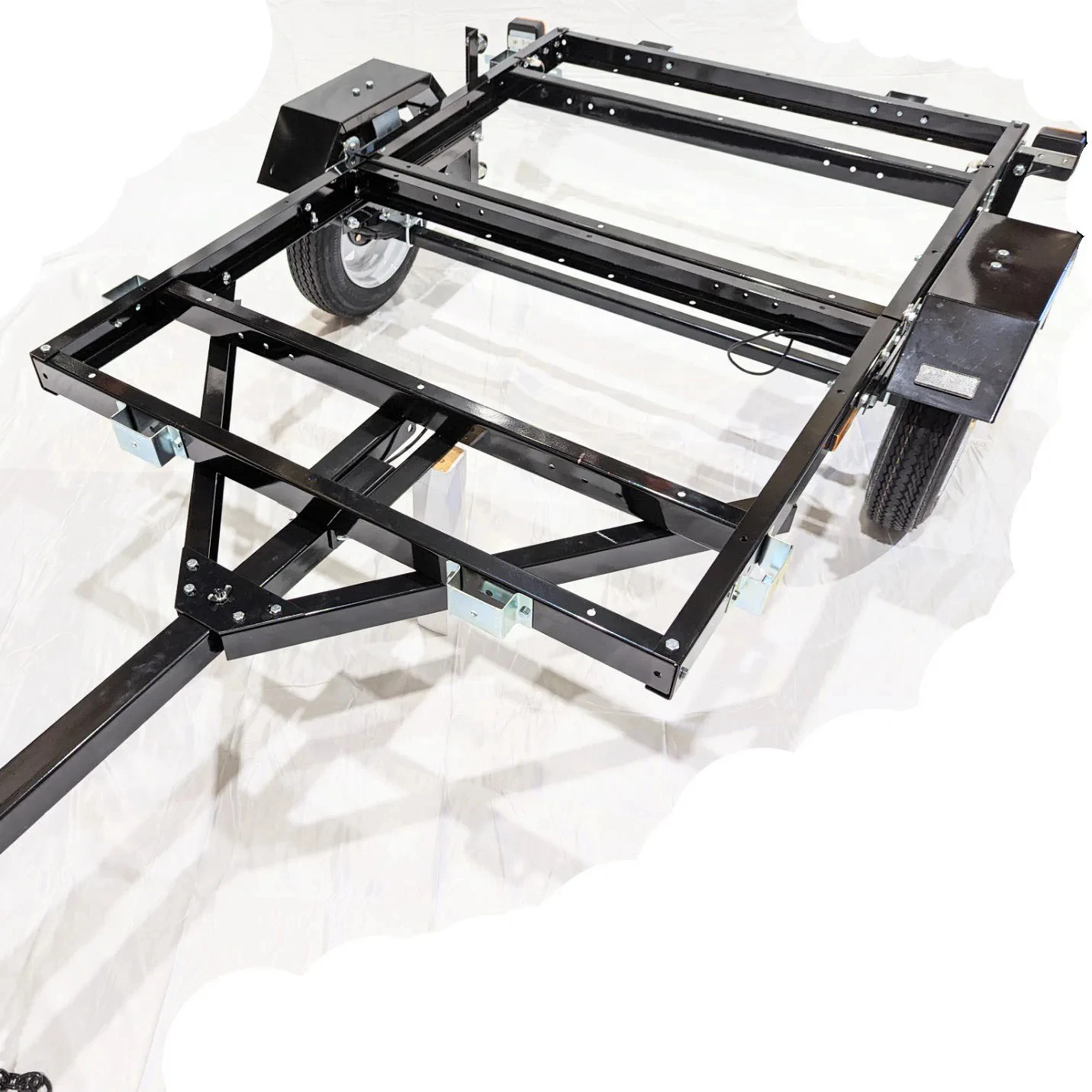 Custom 2 axles 20Ft 40Ft container frame skeletal truck semi trailer chassis for transport skeletal semi trailer