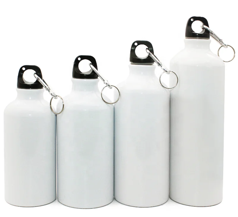 400ml Water bottle Sublimation Blanks Bottle For Heat Transfer White Climbing Aluminium Bottle