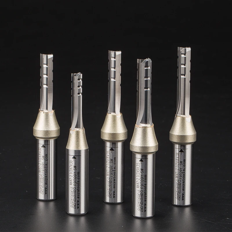 Arden 1/2 TCT three flutes roughing cutter wood 3F milling cutters woodworking slotting trimming route bits