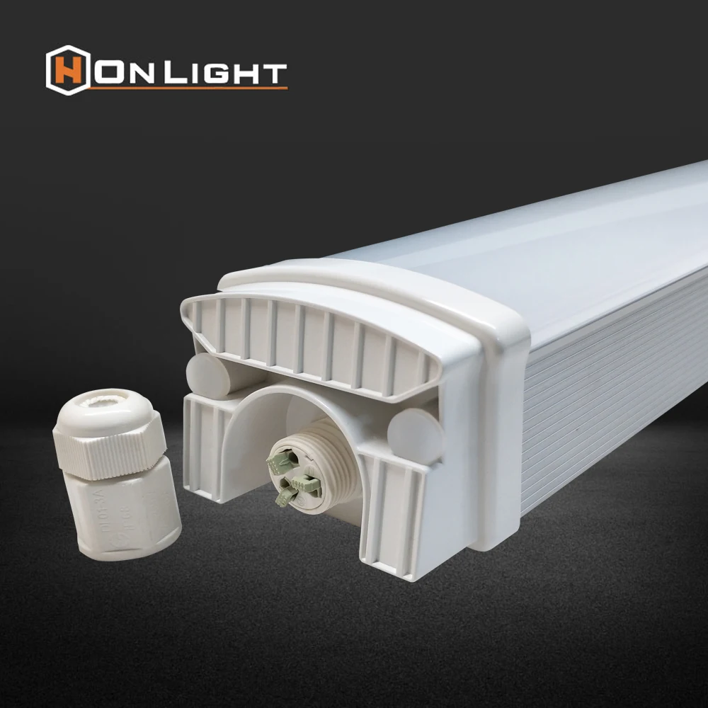 40W 60W high ceiling light fixture heat proof resistant led light fittings 5000lm high lumen led batten