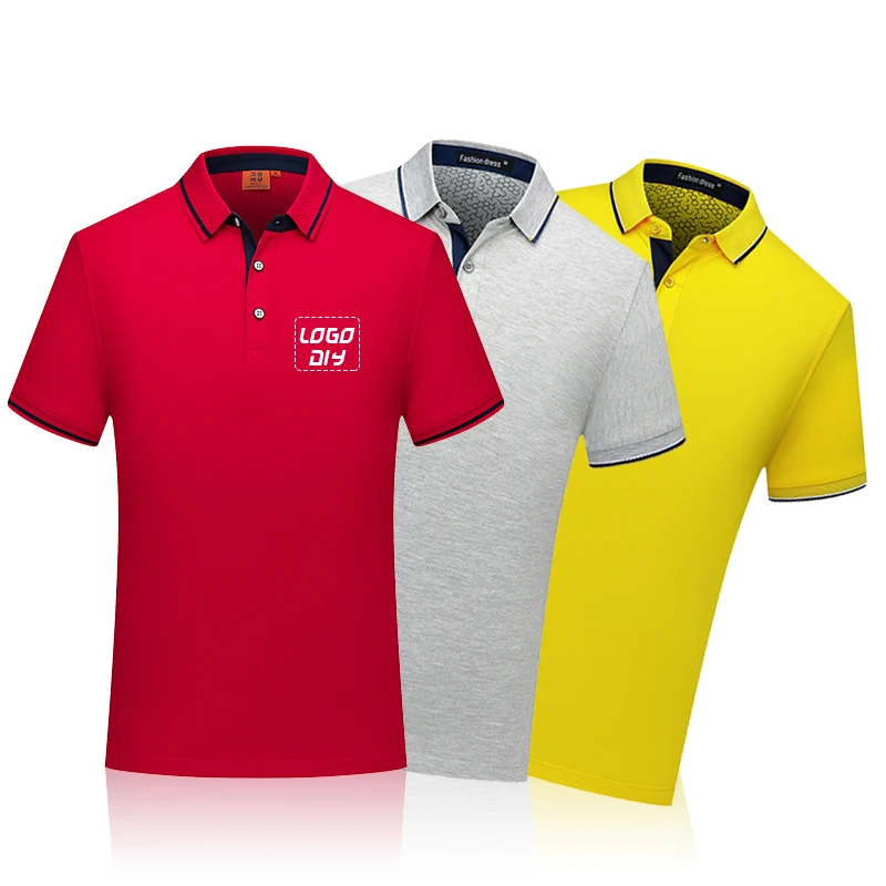 Custom original polo shirts mens uniform polo shirt with button
