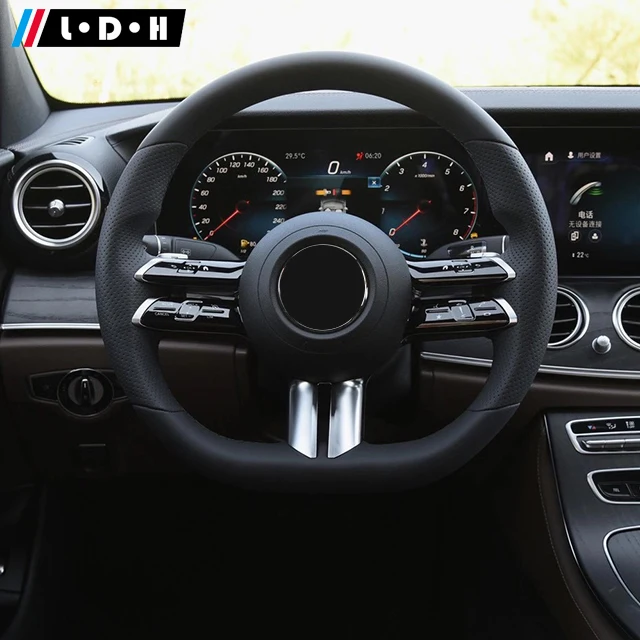  Для 2021 Mercedes Benz Range Carbon Fiber amg рулевое колесо со светодиодной