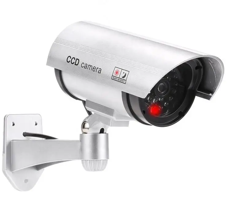 Gun shape superior quality faker cameras led dummy camera Hemispherical simulation camera