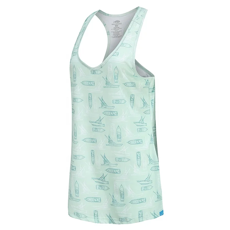 Новейший дизайн UPF 50, защита от солнца, полиэстер, сублимация, лодка, рыболовные майки, женские майки