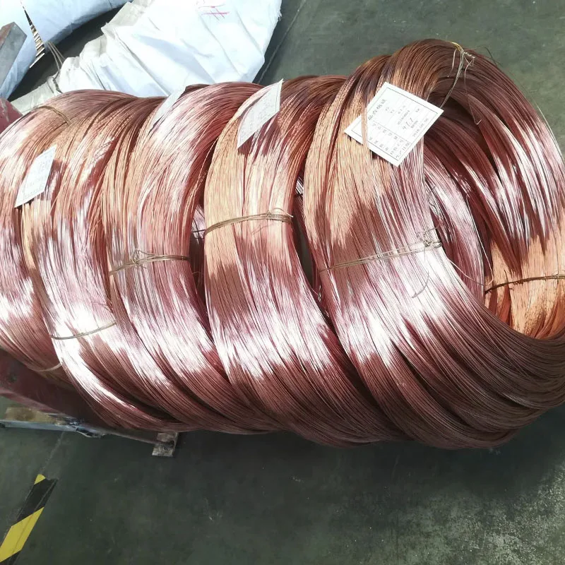 Custom diameter 1mm 3mm 6mm swg 99.99% red copper winding wire