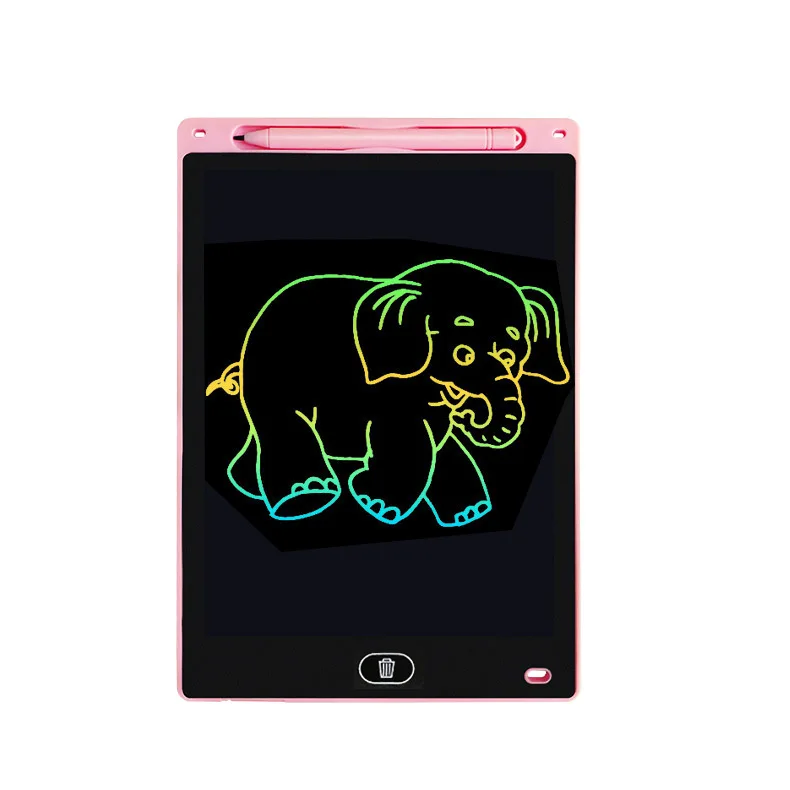 Высокое качество ЖК-доска для рисования цифровой блокнот 12 дюймов красочный граффити коврик детей