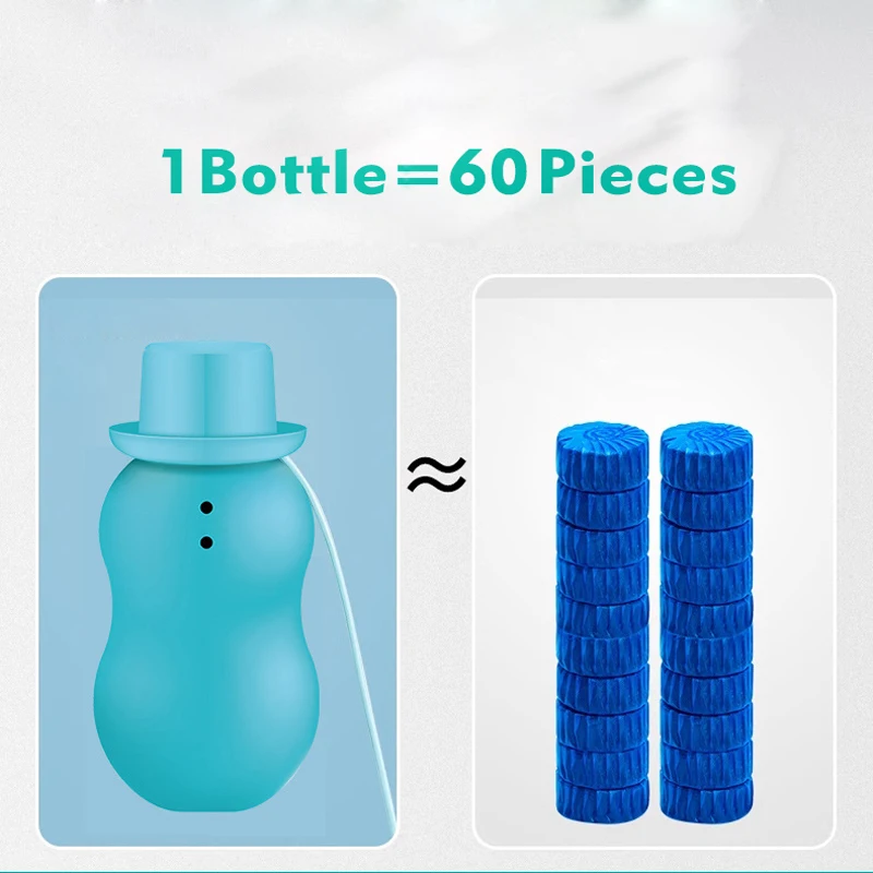 2024 OEM Hot sale biological enzymes toilet bowl cleaner long lasting automatic flush toilet cleaner stain remover